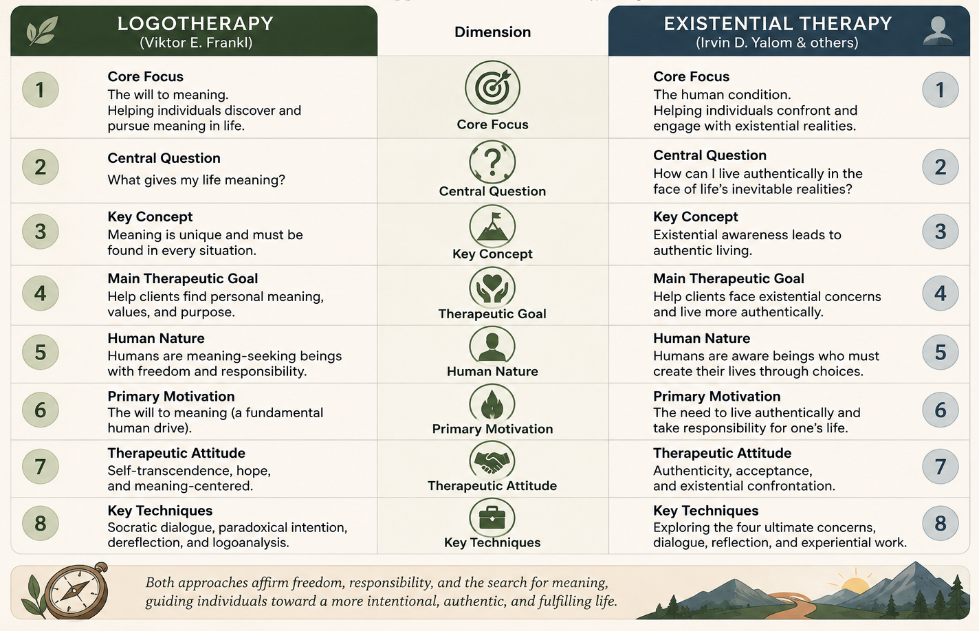 Existential therapy techniques